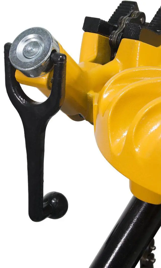 Alt view image 5 of 6 - 72037 6" Portable Tripod Pipe Chain Vise Stand Model 460 12R 300 700 Compatible with RIDGID Parts, Machines, and Accessories