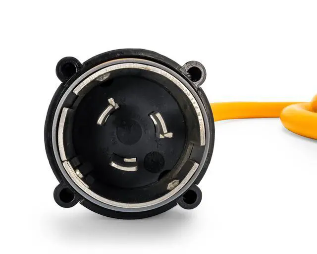 Alt view image 4 of 5 - PowerGrip 12-Foot Marine/Boat Extension Cord with 50M/50F Locking Adapters | Allows for Easy Boat Connection to Distant Power Outlets (55620)