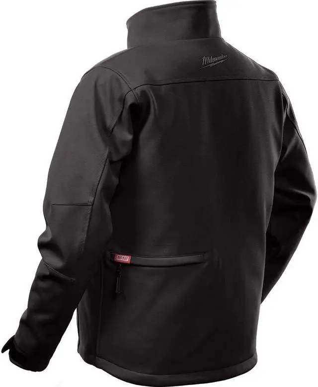 Alt view image 3 of 4 - Jacket M12 12V Lithium-Ion Heated Front and Back Heat Zones - Battery Not Included (Large, Black)