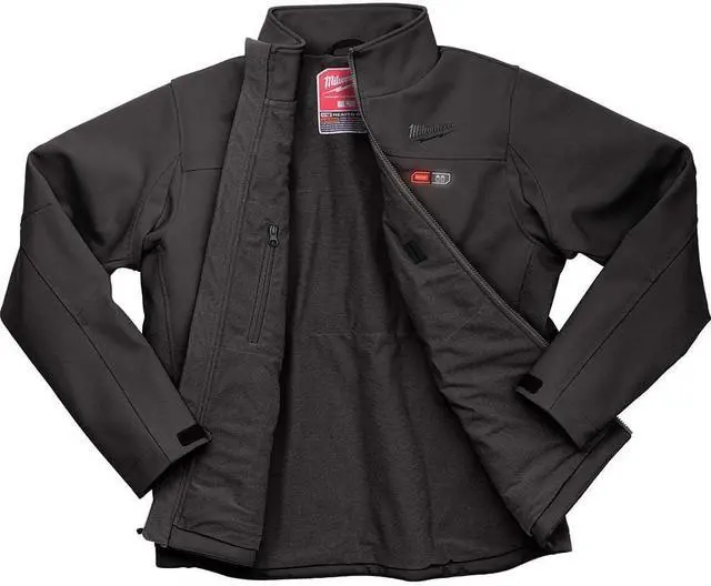 Alt view image 4 of 4 - Jacket M12 12V Lithium-Ion Heated Front and Back Heat Zones - Battery Not Included (Large, Black)