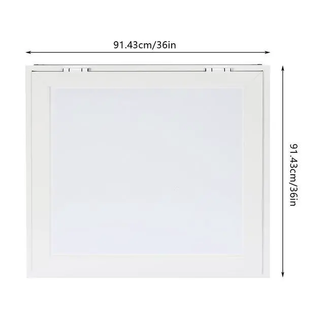 Alt view image 4 of 6 - Concession Window 36 x 36 inch for Food Trucks, Aluminum Alloy Concession Service Window with 4 Horizontal Sliding Screen Windows & Awning Door & Drag Hook for Food Trailers (36 x 36 Inch)