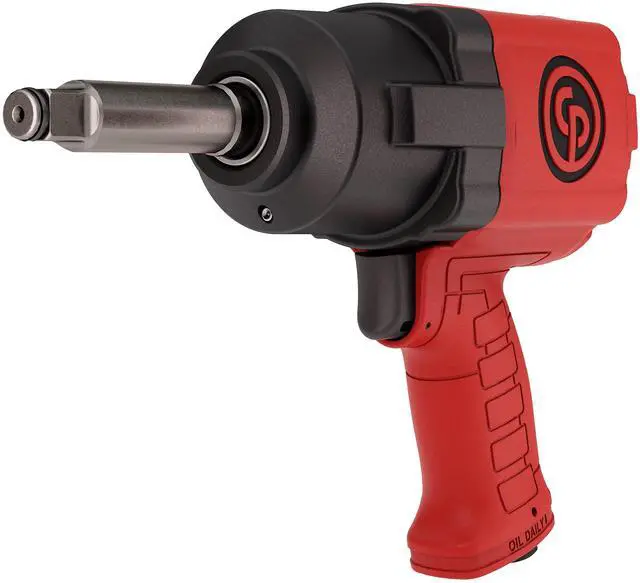 Main image of CP7741-2 Air Impact Wrench (1/2 Inch), 2 Inch Ext Anvil, Air Impact Gun Industrial Repair & Assembly Tool, Pistol Handle, Twin Hammer, Max Torque Output 715 ft. lbf/970 Nm, 10000 RPM