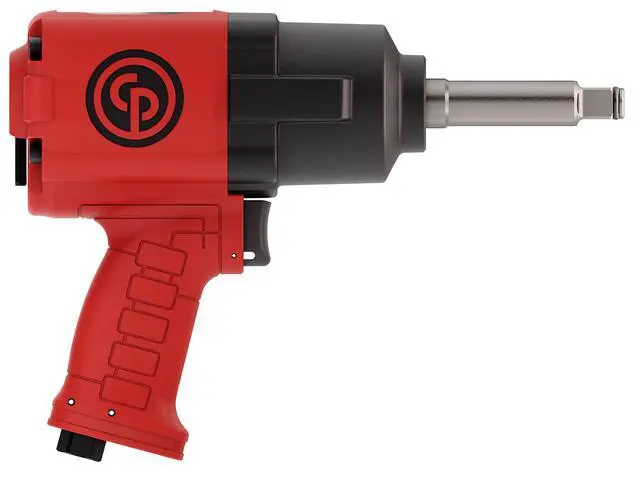 Alt view image 3 of 6 - CP7741-2 Air Impact Wrench (1/2 Inch), 2 Inch Ext Anvil, Air Impact Gun Industrial Repair & Assembly Tool, Pistol Handle, Twin Hammer, Max Torque Output 715 ft. lbf/970 Nm, 10000 RPM