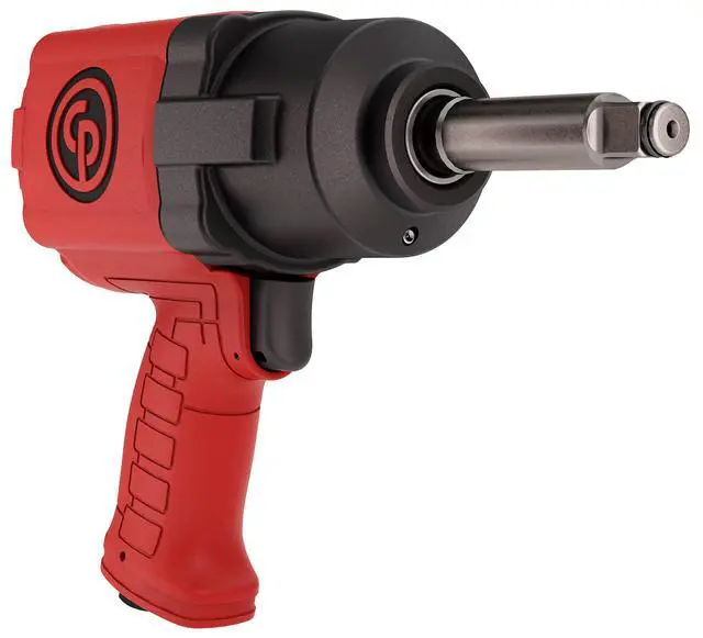 Alt view image 4 of 6 - CP7741-2 Air Impact Wrench (1/2 Inch), 2 Inch Ext Anvil, Air Impact Gun Industrial Repair & Assembly Tool, Pistol Handle, Twin Hammer, Max Torque Output 715 ft. lbf/970 Nm, 10000 RPM