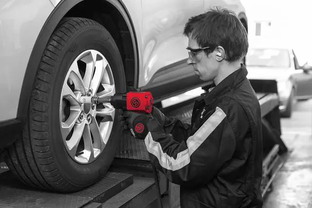 Alt view image 6 of 6 - CP7741-2 Air Impact Wrench (1/2 Inch), 2 Inch Ext Anvil, Air Impact Gun Industrial Repair & Assembly Tool, Pistol Handle, Twin Hammer, Max Torque Output 715 ft. lbf/970 Nm, 10000 RPM