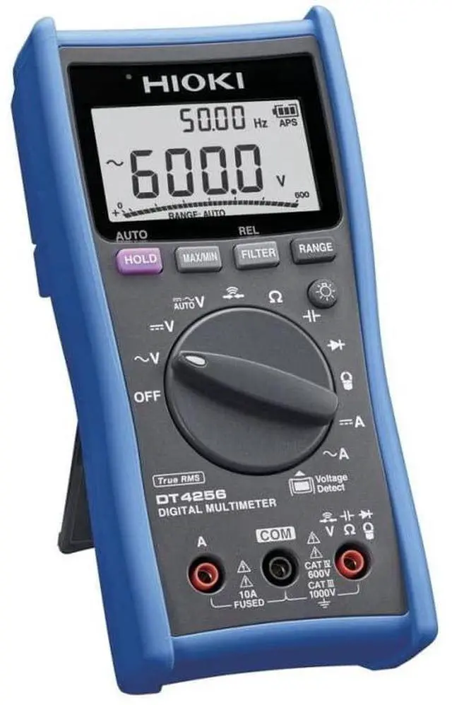 Main image of DT4256 TRMS DMM, 1000V AC/DC, 11 Functions, 10A Direct Input | Measures Inverter Output Voltage, Eliminates Harmonic Components
