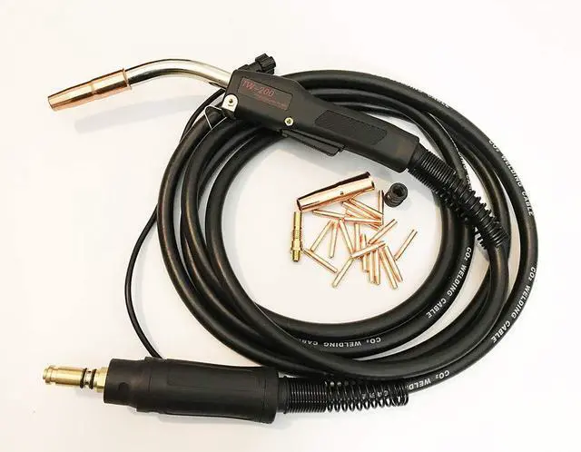Main image of Mig Welding Gun 250A 15FT fits Lincoln Power MIG 200, 215, 216, 255 Wire-Matic 255 Welder (ADD.030" KIT)