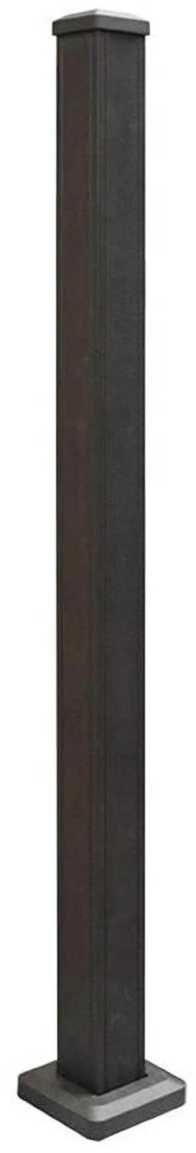 Main image of Aluminum Railing Post Kit Aluminum Post Kit for Arlington, Georgetown, and Cornell Railing Kits, Made with Durable Black Textured Powder-Coat Finish (3 in. x 3 in. x 45 in.)