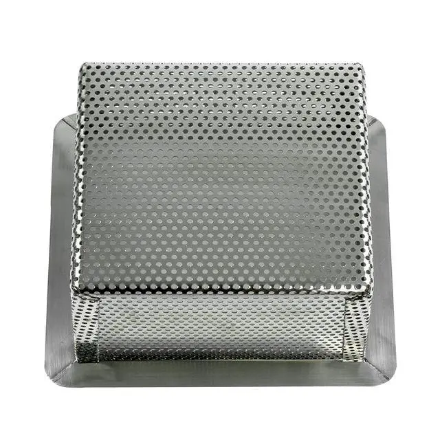 Alt view image 3 of 5 - Stainless Steel Floor Sink Drain Strainer 10W x 10L x 5H - Perfect for Restaurant, Bar, Buffet (5"H SS x 4)