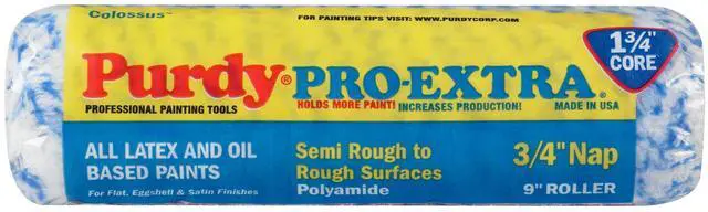 Main image of 140665094 Colossus Roller Cover, 3/4 Nap, 9 inch Pro Extra