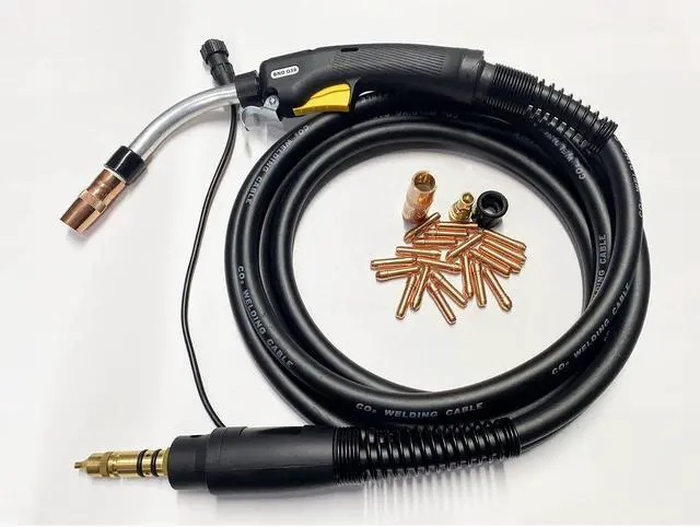 Main image of Mig Gun Replacement For Bernard BTB 300 Amp Q30 15ft Miller Connector Centerfire Parts (Mig Gun With.030" Kit)