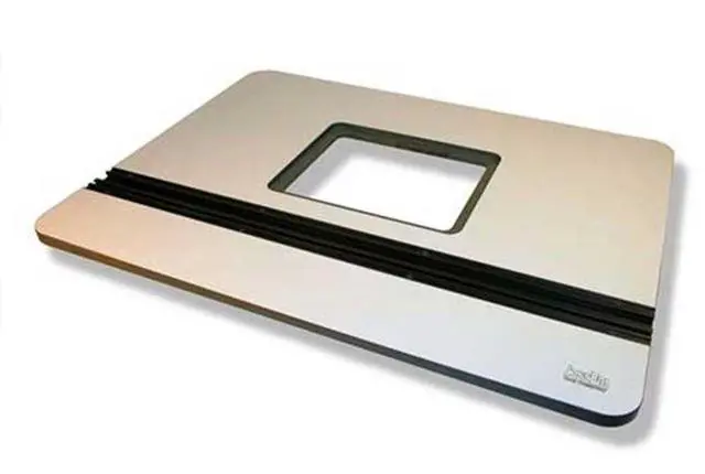 Main image of 03006 Laminated Phenolic Pre-Drilled Mast-R-Top 24" X 32" Router Table Top - White