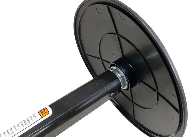 Alt view image 4 of 6 - E-Drill Cordless Nylon 8" Ice Auger with 8" Centering Point Blade, Bit with Drill Adapter & Top Plate for Ice Fishing, Red