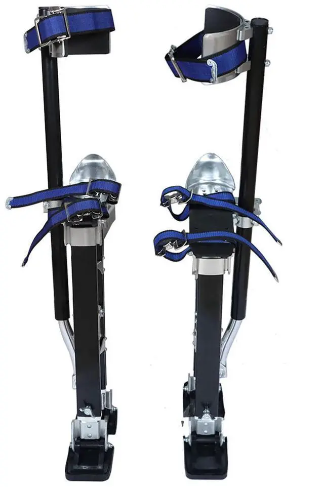 Main image of 24-40In Adjustable Drywall Stilts for Sheetrock Painting or Cleaning Black