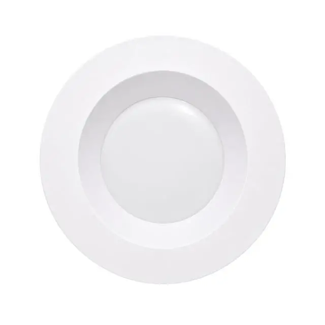 Alt view image 2 of 6 - Smooth Reflector Trim Retrofit Kit, 6 Inch Dimmable LED 5CCT 2700K 3000K 3500K 4000K 5000K Downlight Recessed Lighting, 14 Watt, 1200 Lumens, Round Panel, ES Qualified, UL Listed (12)