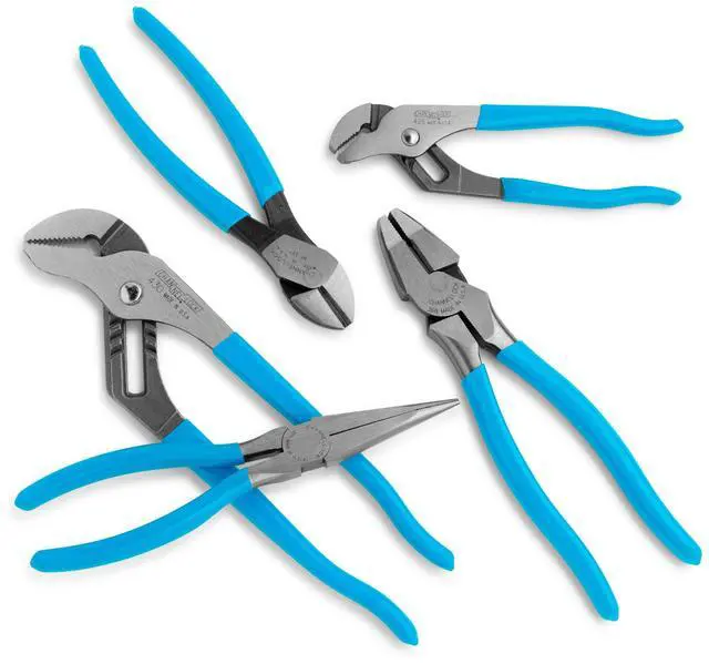 Alt view image 5 of 5 - GS-50 5pc Pliers Set | Made in USA | Forged High Carbon Steel | Includes Tongue & Groove, Linemen's, Long Nose and Cutting Pliers
