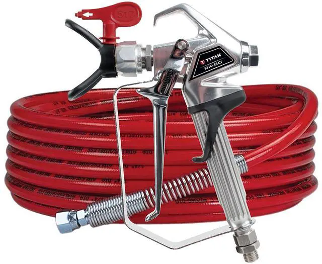 Main image of RX-80 3600 psi Metal Airless Sprayer Gun, Hose and Tip Kit