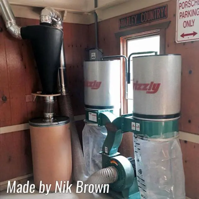 Alt view image 2 of 6 - Super Dust Deputy XL 6 Inch Lightweight DIY Cyclone Attachment for 3 to 5HP Single Stage Dust Collector, Accessory Only, Black
