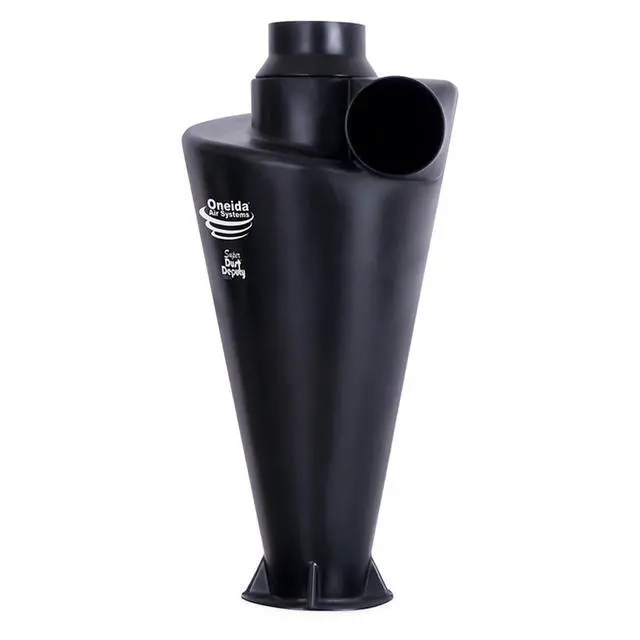 Alt view image 4 of 6 - Super Dust Deputy XL 6 Inch Lightweight DIY Cyclone Attachment for 3 to 5HP Single Stage Dust Collector, Accessory Only, Black