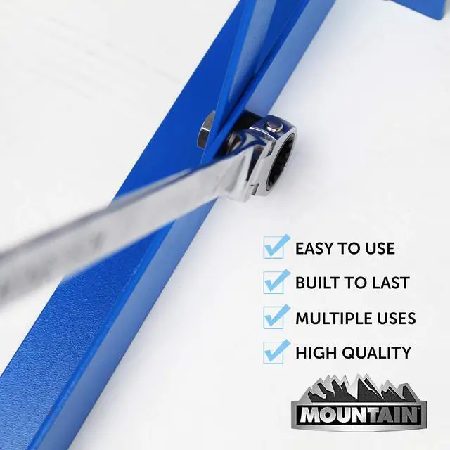 Alt view image 5 of 6 - RF7 SAE Reversible Double Raised Box Ratcheting Wrench Set, Universal Spline, 90 Tooth Design, 180 Degree Rotating Head, Sizes 5/16", 3/8", 7/16", 1/2", 9/16" 5/8", 11/16", 3/4", 4-Piece