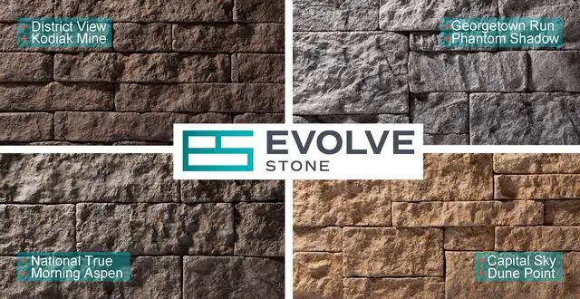 Alt view image 3 of 6 - Evolve Stone National True PS Non-Rated Flat Stone Veneer (14.25 sq. ft.)