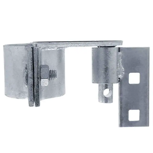 Alt view image 4 of 6 - 6" CHAIN LINK ROLLING GATE HARDWARE KIT: (Chain Link Fence Gate Parts) (6" Rut Runner, 2 Track Wheels, 6 Track Brackets, 1 Rolo Latch)