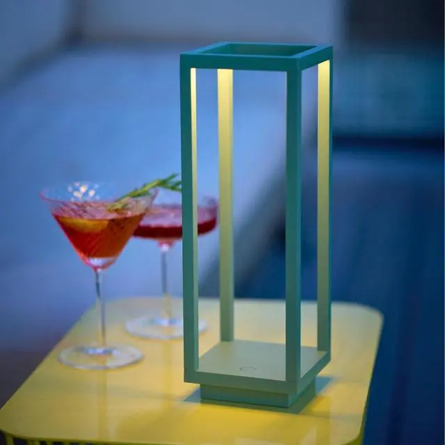Alt view image 2 of 4 - Home Pro Lamp, Rechargeable Cordless Table Lamp with Touch Controls, Suitable for Indoor and Outdoor, Dimmer, 3000 K, Height 11.6 Inches, Sage Color