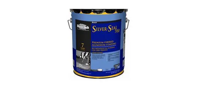 Alt view image 3 of 6 - APOC 208 Silver Guard-F Fibered Aluminum Roof Coating, 5 Gallons, Provides a Bright & Long-Lasting Finish to Reflect Sun's Heat & Lower Cooling Costs
