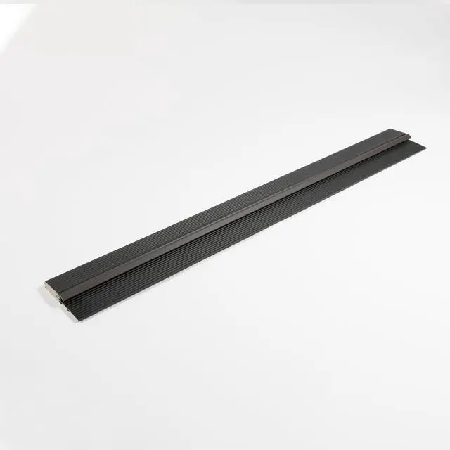 Alt view image 3 of 5 - Heavy Duty Aluminum Outdoor Swing Threshold for Residential and Commercial Use. Easy to Install Wheater Proof Durability Easy to Use for All Outswing Doors. Multiple Sizes Available (Black, 95 inch)