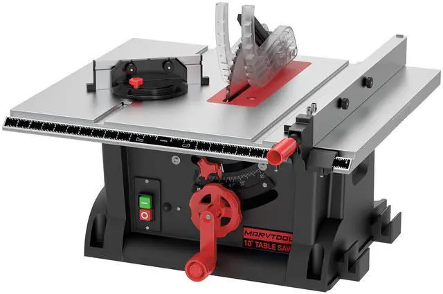 Main image of 4600RPM Portable Table Saw 10 inch, 15Amp Tablesaw, 90°Cross Cut & 0-45°Cutting, Multifunctional Benchtop with 36T Blade for DIY, Furniture Making, Woodworking