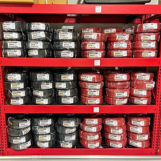 Alt view image 6 of 6 - 1500V High-Voltage PV Wire - 300FT - 8AWG / 10AWG / 12AWG - Outdoor Waterproof UV Resistant - Tinned Copper Cable for Solar Panel Extension & Solar Wire Systemes - Black and Red (Black, 12 AWG)