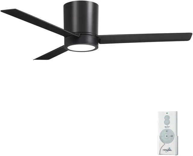 Main image of Roto Flush 52" Hugger LED Ceiling Fan F644L-CL - Coal