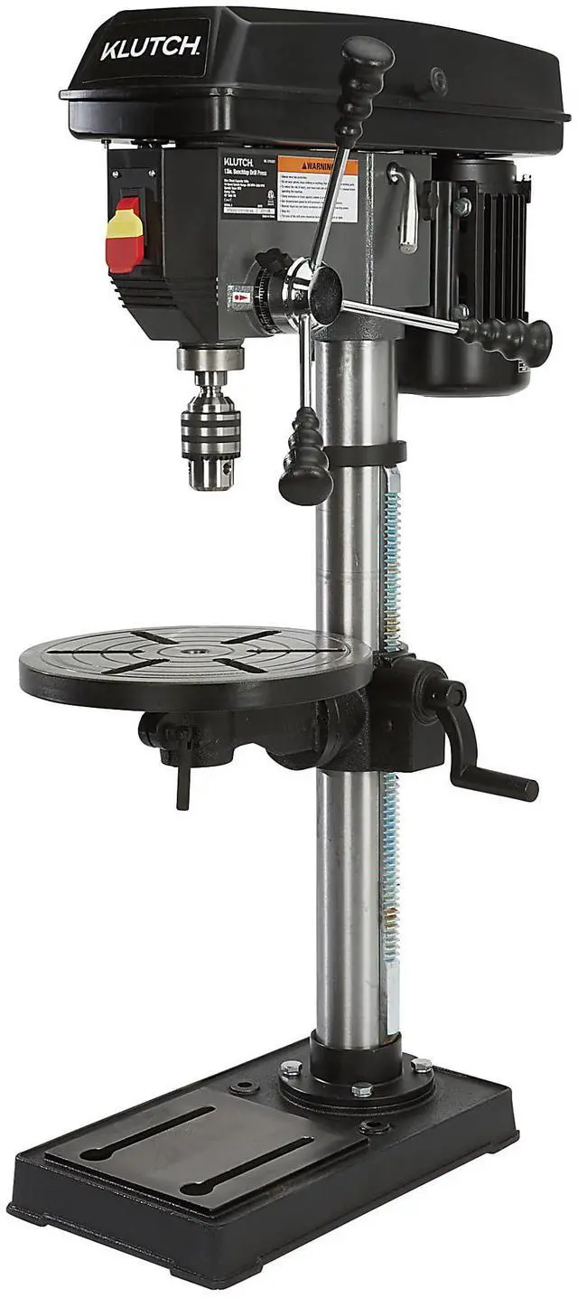 Main image of 13-Inch Benchtop Drill Press - 3/4 HP, 120 Volt Motor, 5/8-Inch Chuck with 1-Inch Drilling Capacity and 45-Degree Table Tilt