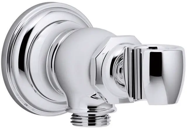 Main image of K-72797-CP Artifacts Wall-Mount Handshower Holder and Supply Elbow, Polished Chrome
