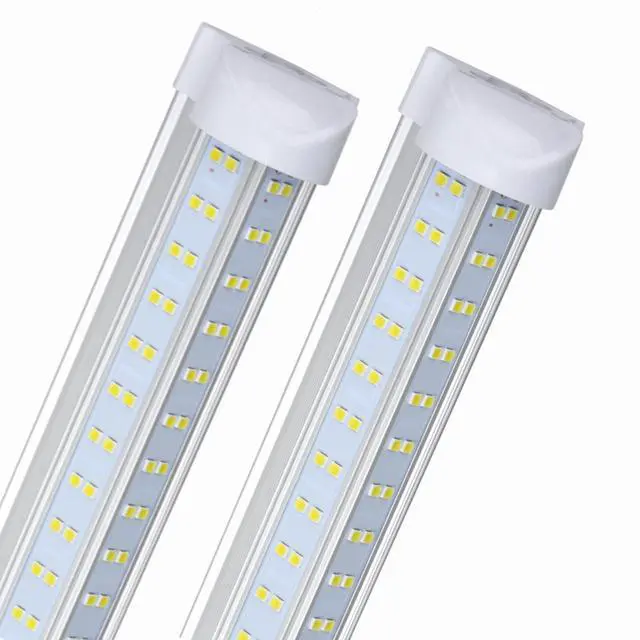 Main image of T8 LED Light Tube, 4FT 60W, 6500Lm, 6500K Cool White Clear Cover, 4FT Tube Light,Linkable Integrated Fixture,T8 LED Shop Light for Garage,Warehouse,25PCS
