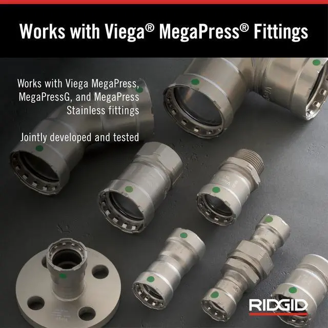 Alt view image 3 of 6 - 48438 3/4" MegaPress Jaw for Compact Press Tools