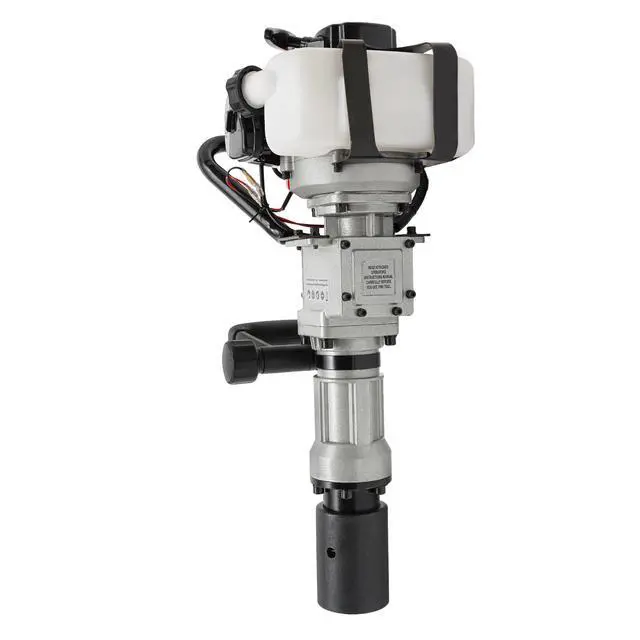 Alt view image 5 of 6 - Upgrade T-Post Driver, 32.7CC 2-Stroke Gas-Powered Fence Post Driver, Heavy-Duty Petrol Pile Driver with SDS Max Drill and Conversion Head, New Model for Efficient Installation