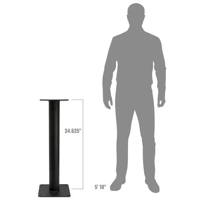 Alt view image 5 of 5 - Yost Bench Vise Multi Mount Floor Pedestal Stand