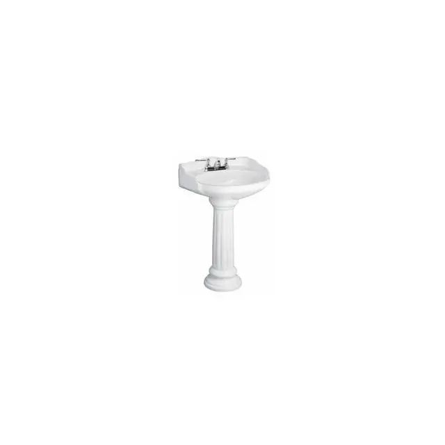 Alt view image 2 of 4 - Victoria Pedestal Lavatory 8inches Widespread