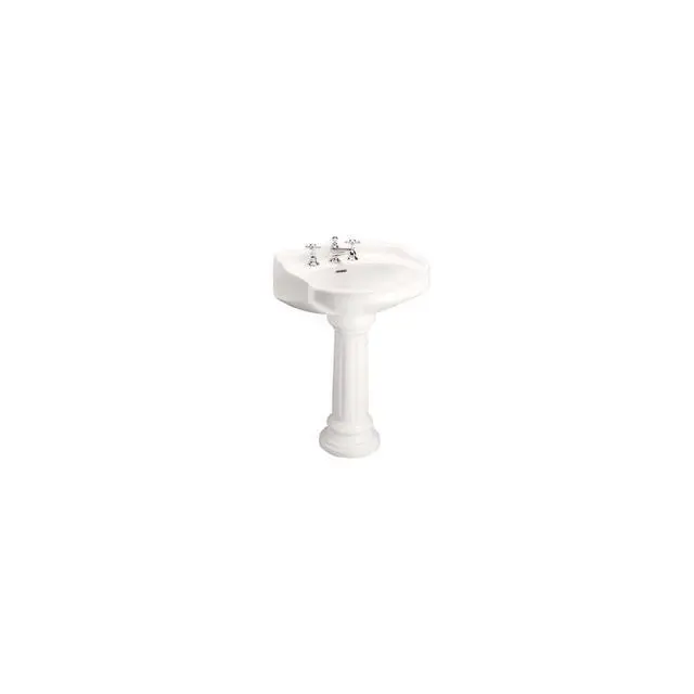 Alt view image 4 of 4 - Victoria Pedestal Lavatory 8inches Widespread