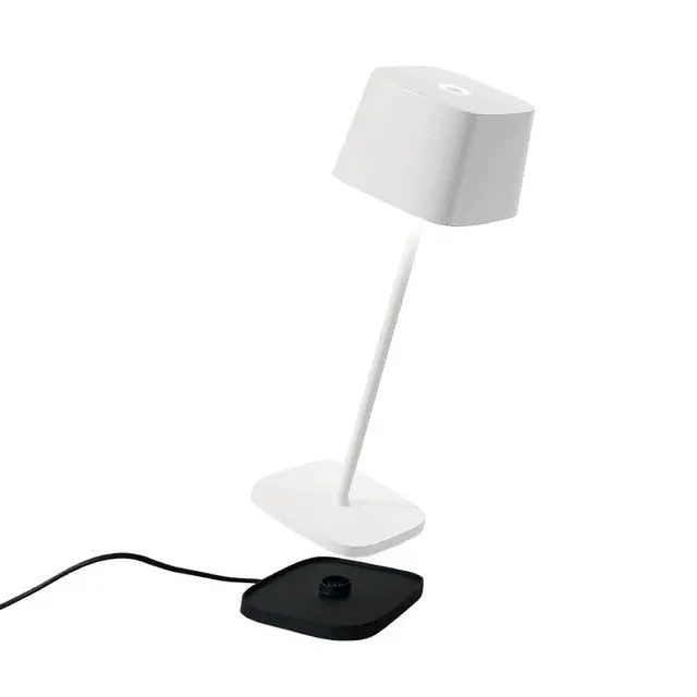 Alt view image 2 of 5 - Ofelia Pro Lamp, Rechargeable Cordless Table Lamp with Touch Controls, Suitable for Indoor and Outdoor, Dimmer, 2700-3000 K, Height 12 Inches, White Color