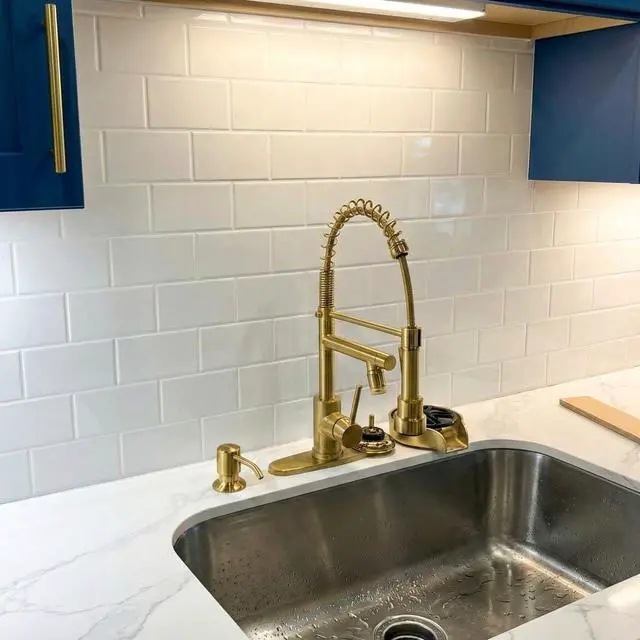 Alt view image 5 of 6 - 129 Subway PVC 2' x 8' Glue-up Backsplash Panels (Covers / 64 sq.ft), Gloss White, 4 Piece