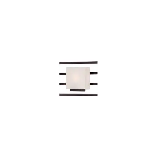 Alt view image 6 of 6 - Lighting on the Square Modern Wall Light Bronze Metal Hardwired 37" 5-Light Fixture Opal Glass Shade for Bedroom Bedside Bathroom Vanity Living Room Hallway Dining House Home