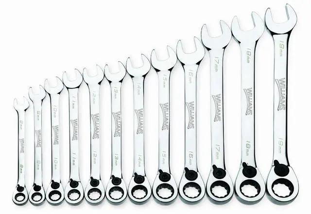 Main image of MWS-12RC 12-Piece Metric Reversible Ratcheting Combination Wrench Set