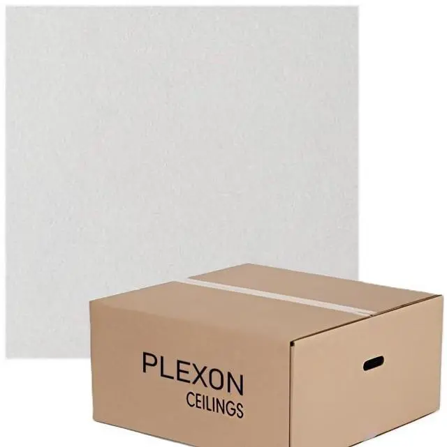 Main image of 64 Pack of 12" x 12" Ceiling Tiles, Smooth Finish, White - Compatible with Armstrong Ceiling Tiles 12x12