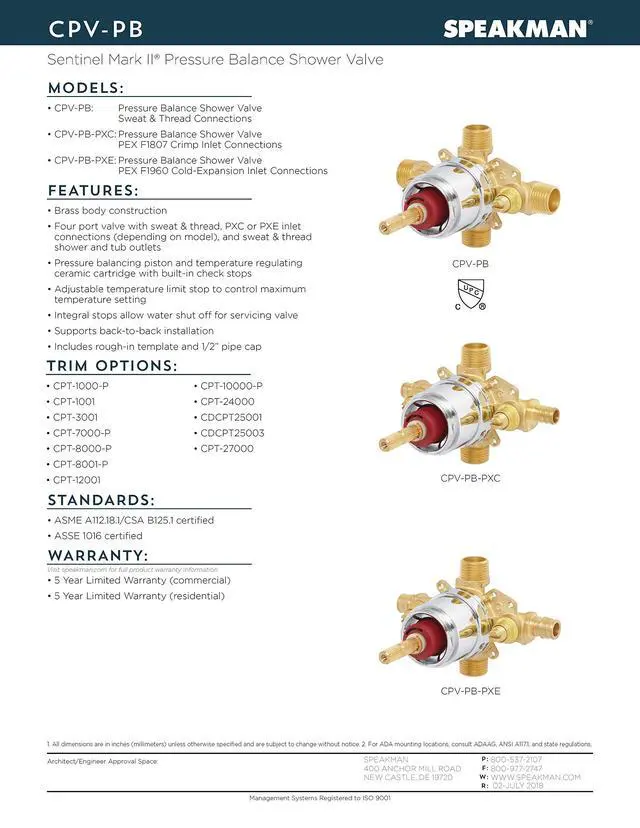 Alt view image 2 of 6 - CPV-PB-PXE showerheads, Brass