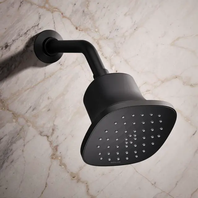 Alt view image 3 of 5 - 37722-Y-CP Cinq Square single-function filtered showerhead, 2.5 gpm, Polished Chrome