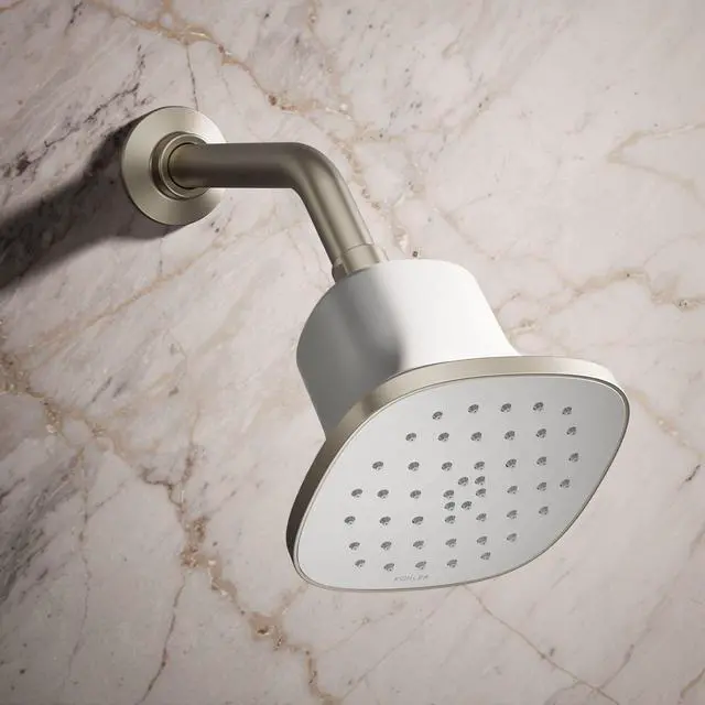 Alt view image 4 of 5 - 37722-Y-CP Cinq Square single-function filtered showerhead, 2.5 gpm, Polished Chrome