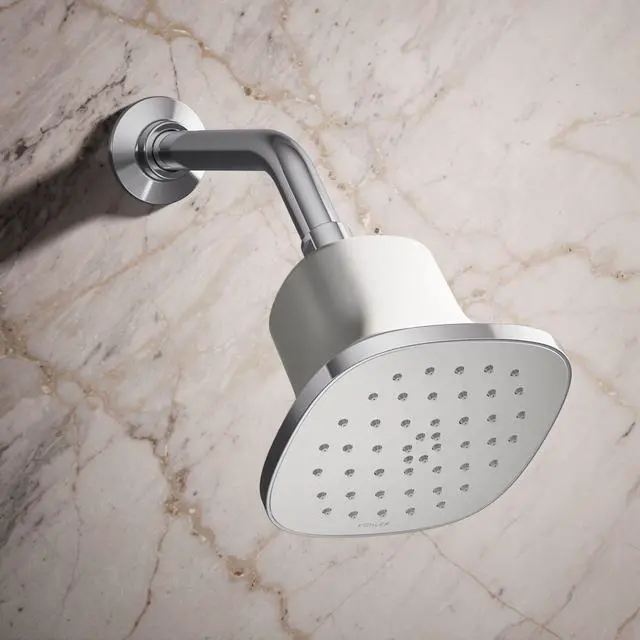 Alt view image 5 of 5 - 37722-Y-CP Cinq Square single-function filtered showerhead, 2.5 gpm, Polished Chrome