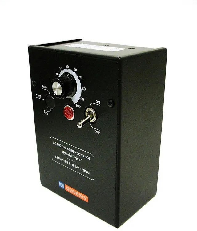 Main image of 9533, KBMA-24D, 1HP, 1-Phase, 110-120V;200-240V (Input), 3-Phase, 240V (Output) - (for Use With 3-Phase Motor) Nema 1 Enclosure, Variable Frequency Drives